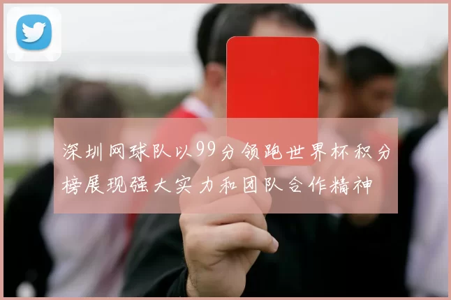 深圳网球队以99分领跑世界杯积分榜展现强大实力和团队合作精神