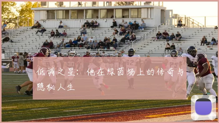 低调之星：他在绿茵场上的传奇与隐秘人生