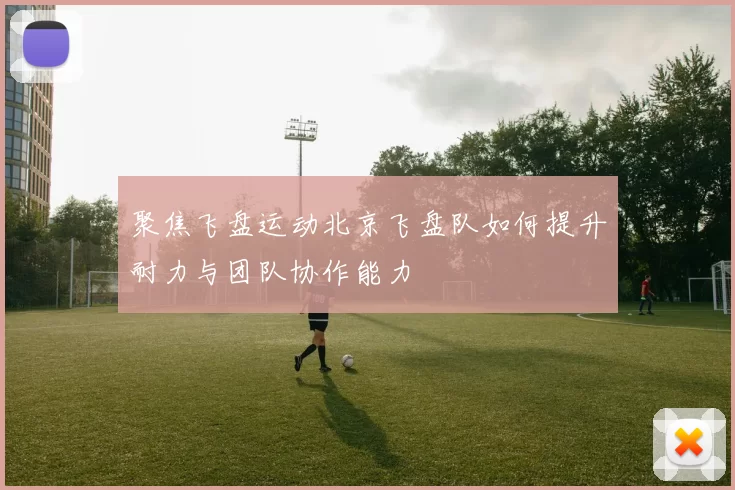 聚焦飞盘运动北京飞盘队如何提升耐力与团队协作能力